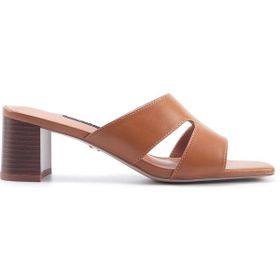 Nine West Gigi 5FX Taba Kadın Topuklu Terlik