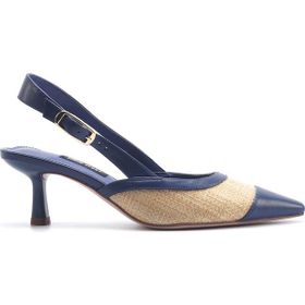 Nine West Glenda 5FX Lacivert Kadın Klasik Topuklu Ayakkabı