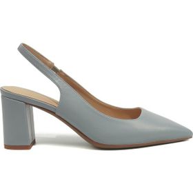 Nine West Hampton 6FX Mavi Kadın Topuklu Ayakkabı