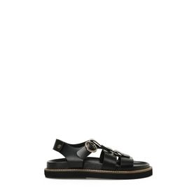 Nine West Hermon 5FX Siyah Kadın Dolgu Topuk Sandalet