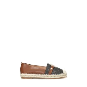 Nine West Janny 4FX Kahverengi Kadın Espadril Ayakkabı