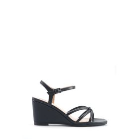 Nine West Jorgia 5FX Siyah Kadın Dolgu Topuk Sandalet