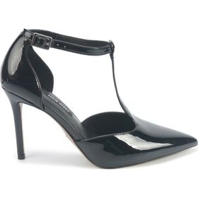 Nine West Julen 5PR Siyah Kadın Klasik Topuklu Ayakkabı