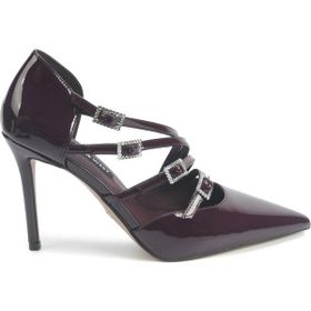 Nine West Julınt 5PR Bordo Kadın Klasik Topuklu Ayakkabı