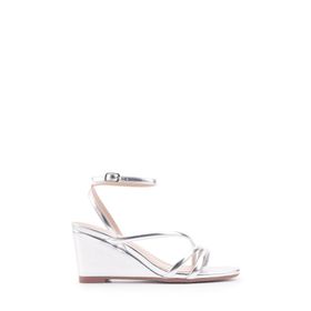 Nine West June 4FX Gümüş Kadın Comfort Sandalet