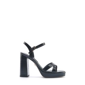 Nine West Kelli 5FX Siyah Kadın Topuklu Sandalet