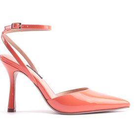 Nine West Kimbe 4FX Turuncu Kadın Topuklu Ayakkabı