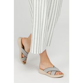 Nine West KIMMO 1FX Siyah Kadın Kalın Tabanlı Terlik