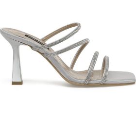 Nine West Kuka 3FX Gümüş Kadın Terlik