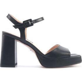 Nine West Labella 5FX Siyah Kadın Topuklu Sandalet