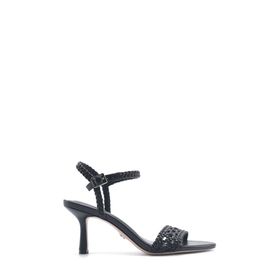 Nine West Lamarta 5FX Siyah Kadın Topuklu Sandalet