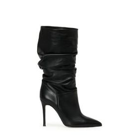 Nine West Lanne 3PR Siyah Kadın Topuklu Çizme