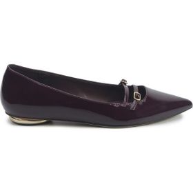 Nine West Leanna 5PR Bordo Kadın Babet