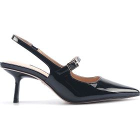 Nine West Leanne 5FX Siyah Kadın Topuklu Ayakkabı
