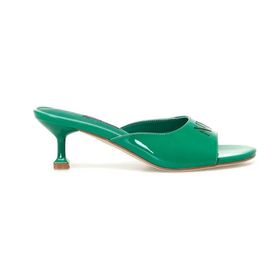 Nine West Lexina 4FX Yeşil Kadın Topuklu Terlik