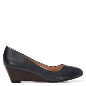 Nine West Lıcla2 1FX Lacivert Kadın Dolgu Topuklu Ayakkabı