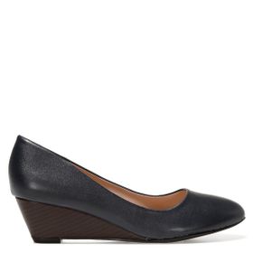 Nine West Lıcla2 1FX Lacivert Kadın Dolgu Topuklu Ayakkabı