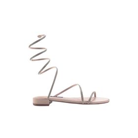 Nine West Logan 3FX Bej Kadın Düz Sandalet