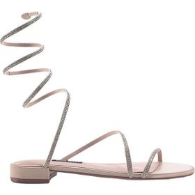 Nine West Logan 3FX Bej Kadın Düz Sandalet