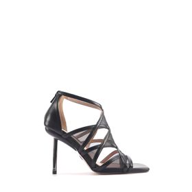 Nine West Lorna 4PR Siyah Kadın Topuklu Sandalet