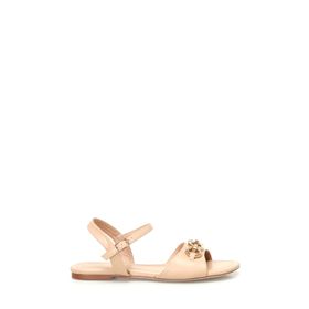 Nine West Mack 4FX Bej Kadın Düz Sandalet