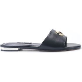 Nine West Majori 5FX Siyah Kadın Düz Terlik