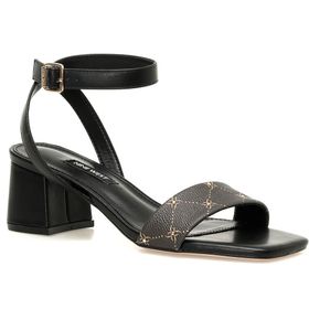 Nine West Manl 4FX Siyah Topuklu Kadın Sandalet