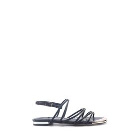 Nine West MARCELA 5FX Siyah Kadın Düz Sandalet
