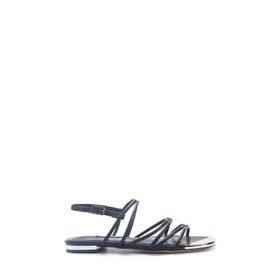 Nine West MARCELA 5FX Siyah Kadın Düz Sandalet