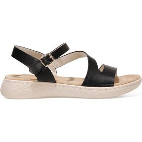 Nine West MARGARET 1FX Siyah Kadın Kalın Tabanlı Sandalet