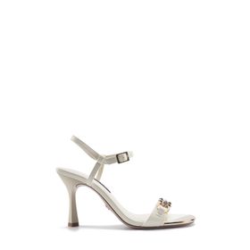 Nine West Marguerit 5FX Bej Kadın Topuklu Sandalet