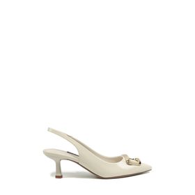 Nine West Marina 6FX Bej Kadın Klasik Topuklu Ayakkabı