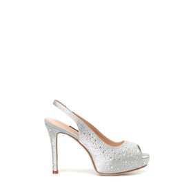 Nine West Mavia2 3PR Gri Topuklu Kadın Sandalet