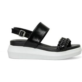 Nine West Meratra 4FX Siyah Kadın Comfort Sandalet