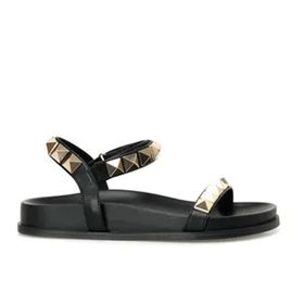 Nine West Mild 4FX Siyah Kalın Taban Kadın Sandalet