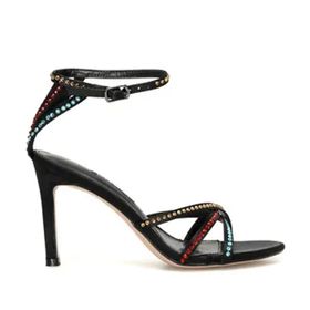 Nine West Nedda 3FX Siyah Kadın Sandalet