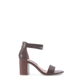 Nine West Nedov 3FX Kahverengi Topuklu Kadın Sandalet
