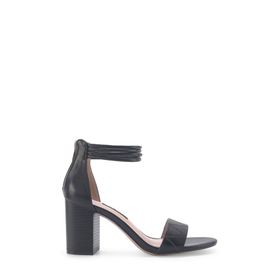 Nine West Nedov 3FX Siyah Topuklu Kadın Sandalet