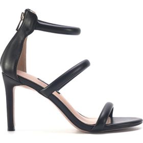 Nine West Nıte 3FX Siyah Kadın Topuklu Sandalet
