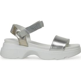 Nine West Nuyt2 3FX Gümüş Kadın Sandalet