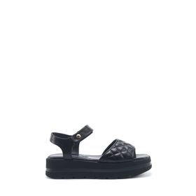 Nine West Orkessa 5FX Siyah Kadın Düz Sandalet