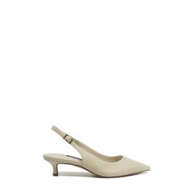 Nine West Pamel 6FX Bej Kadın Klasik Topuklu Ayakkabı