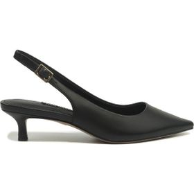 Nine West Pamel 6FX Siyah Kadın Klasik Topuklu Ayakkabı