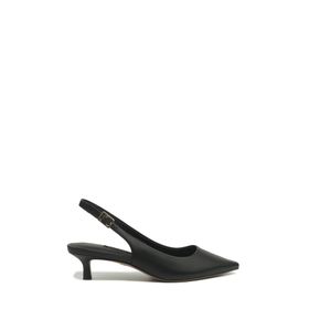 Nine West Pamel 6FX Siyah Kadın Klasik Topuklu Ayakkabı