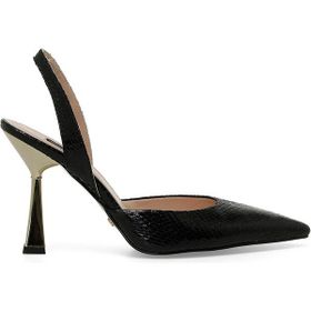 Nine West Petio 4FX Siyah Kadın Topuklu Ayakkabı