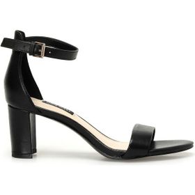 Nine West Pruce2 3FX Siyah Kadın Topuklu Sandalet