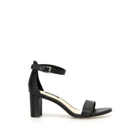 Nine West Pruce2 3FX Siyah Kadın Topuklu Sandalet