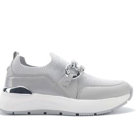Nine West Raphine 5FX Slip On Gri Kadın Sneaker