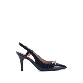 Nine West Reyma2 3FX Siyah Kadın Topuklu Ayakkabı