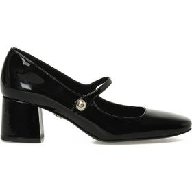Nine West Rivas 5PR Siyah Kadın Klasik Topuklu Ayakkabı